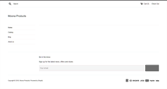 Desktop Screenshot of moonaproducts.com