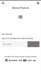Mobile Screenshot of moonaproducts.com
